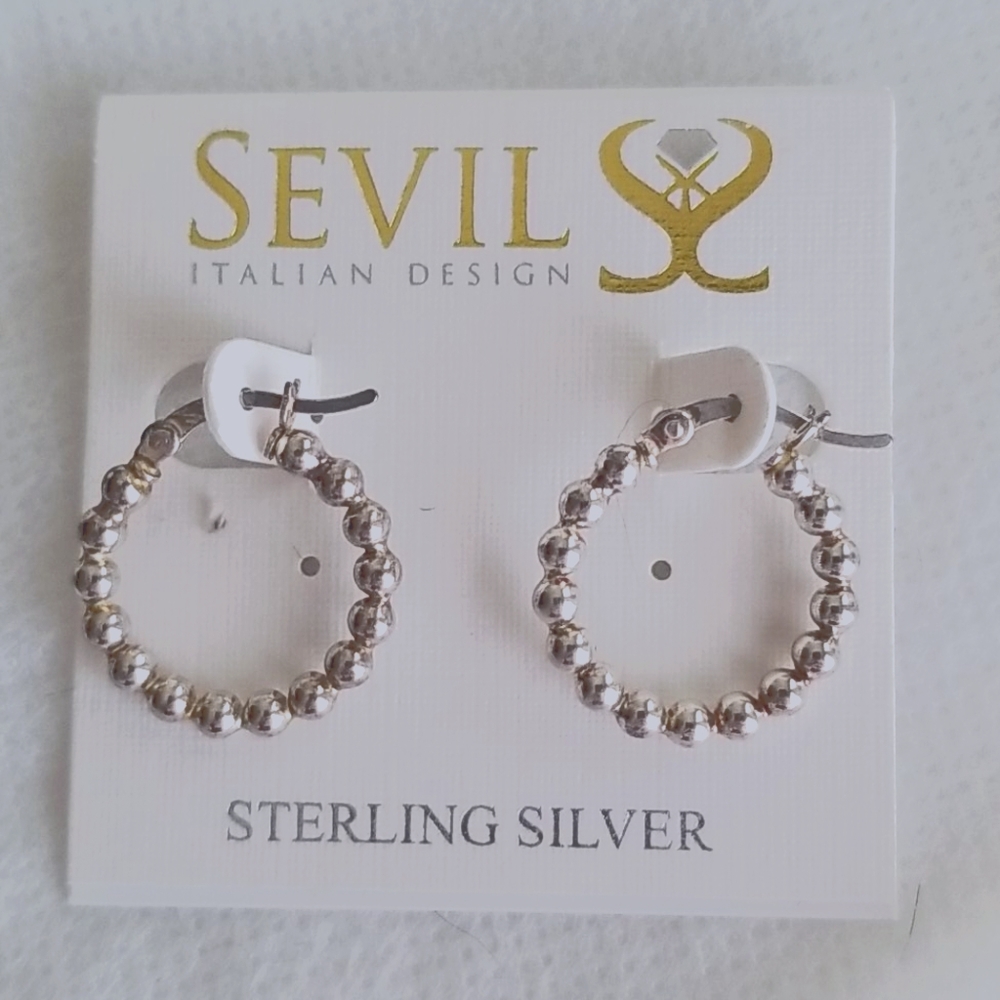 Sterling Silver Hoop Earrings